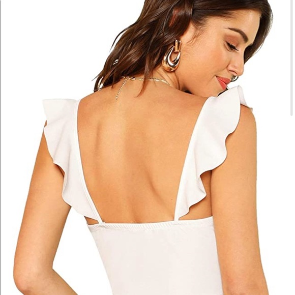 SHEIN Ruffle Crop Top - Picture 4 of 4